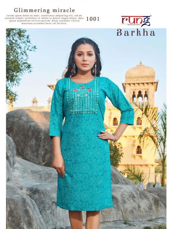 Rung Barkha Designer Festive Wear Kurti 